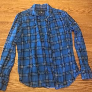 American Eagle Blue Flannel